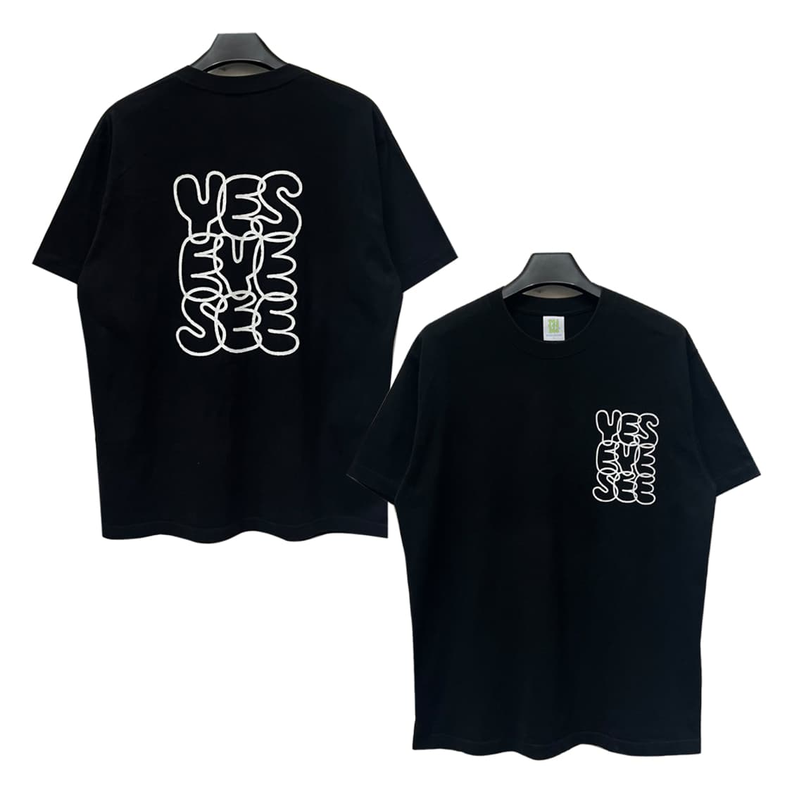 예스아이씨 백로고 반팔티 L 상품이미지1