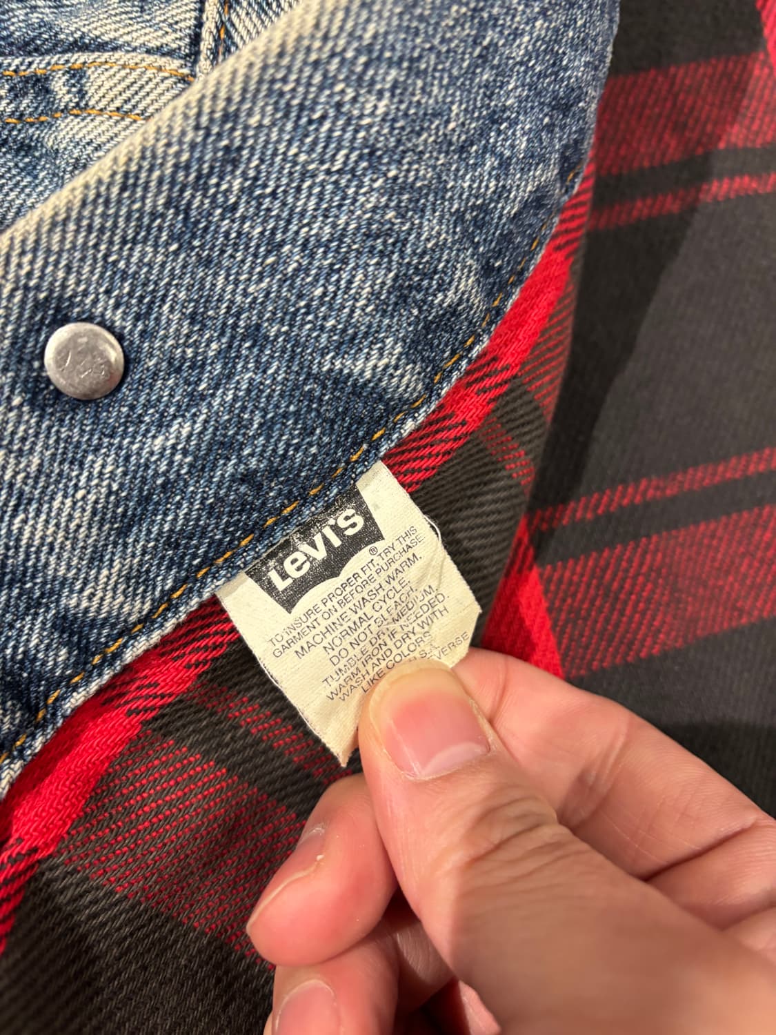 90's 리바이스 3세대 데님 자켓   상품이미지10