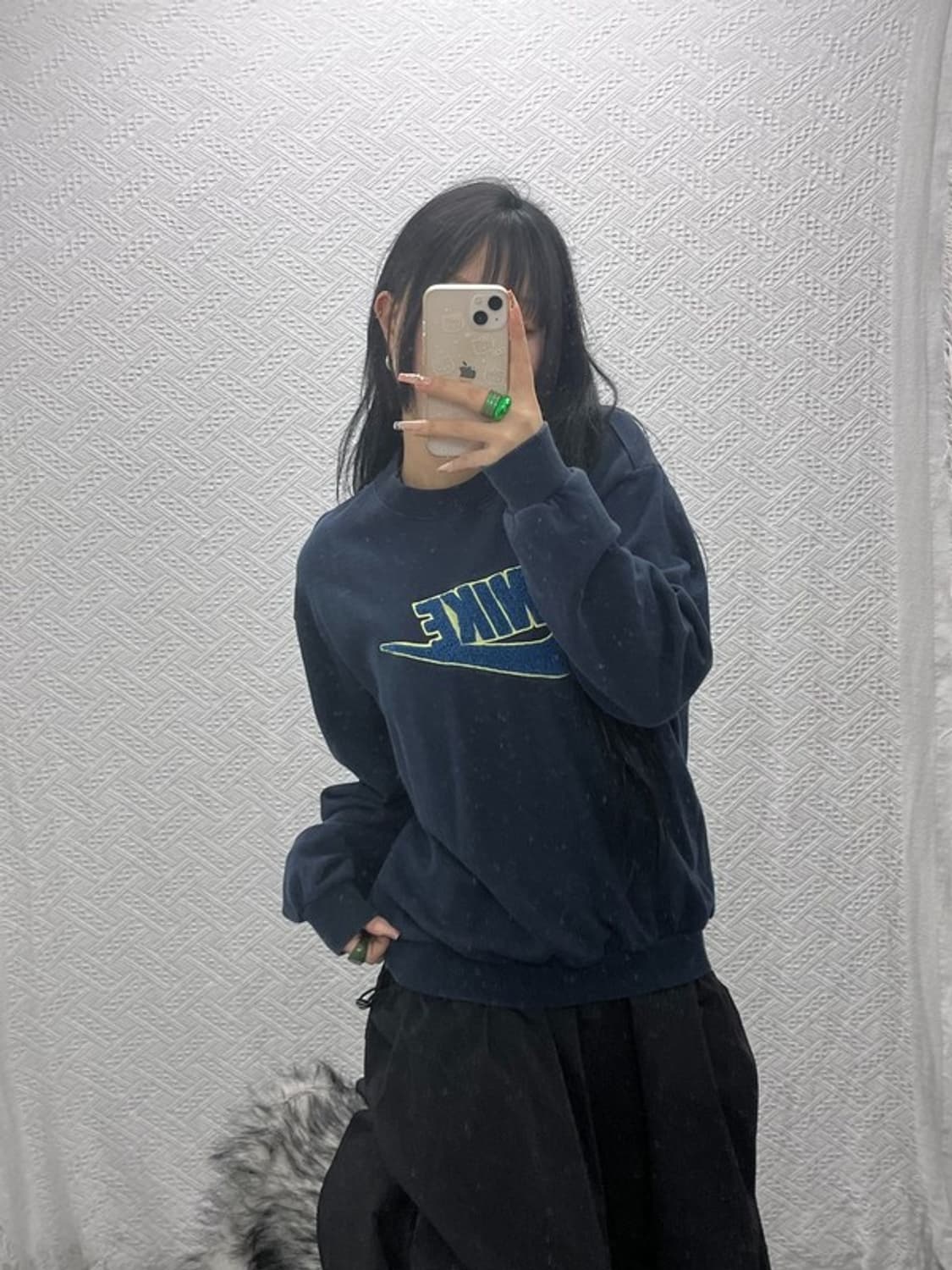 나이키 레트로 빈티지 00's 부클로고 맨투맨 M C08160 상품이미지2