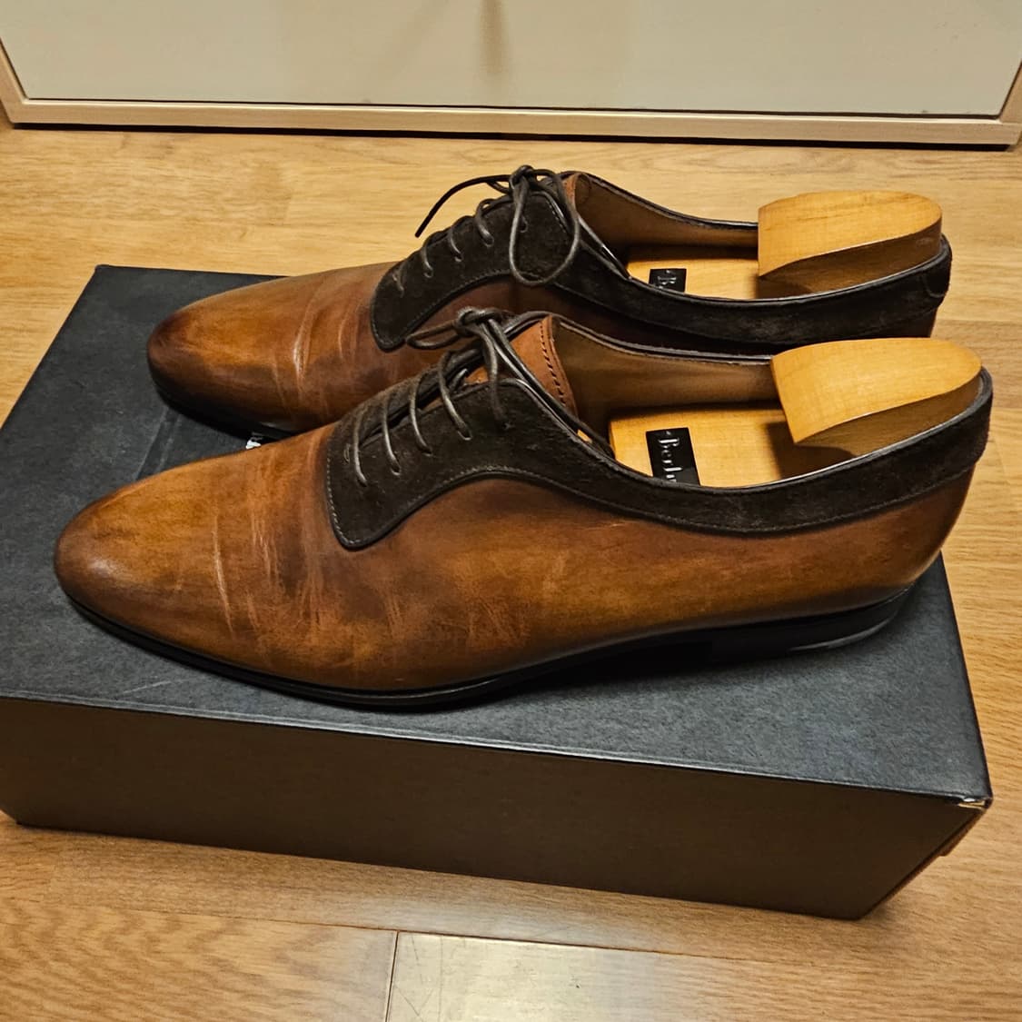 벨루티 레이스업슈즈 7.5 상품이미지3