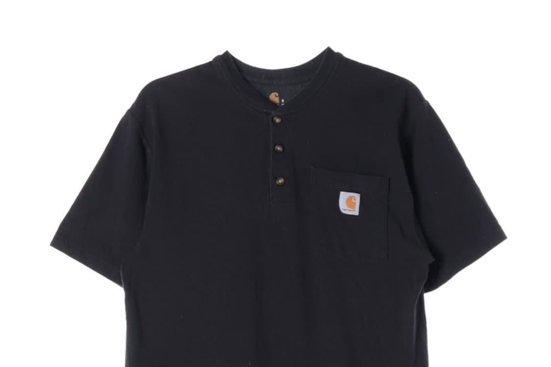 칼하트 K84 헨리넥 포켓 반팔 티셔츠 S 상품이미지3