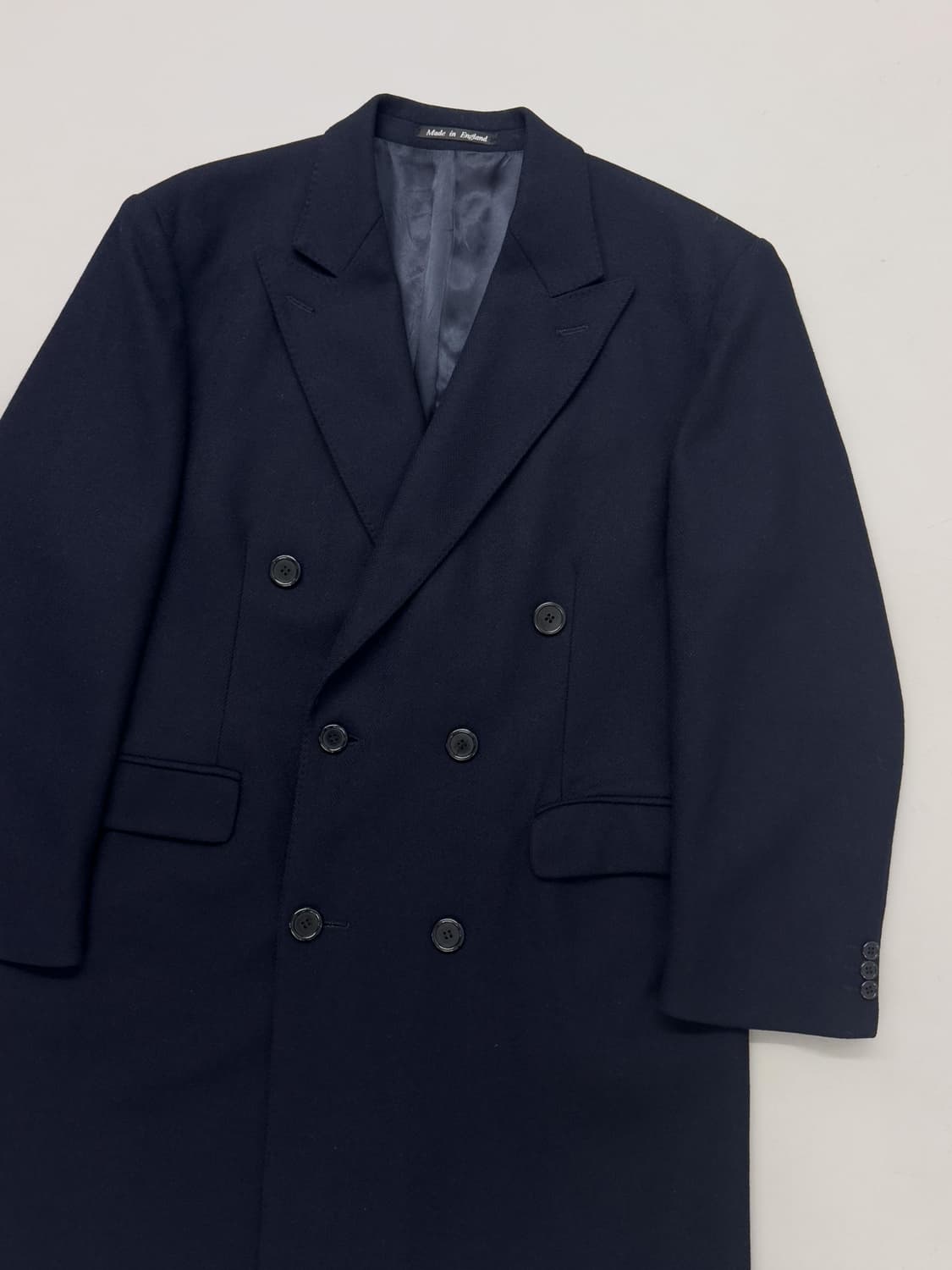 올드 버버리 더블 헤링본 코트 상품이미지2