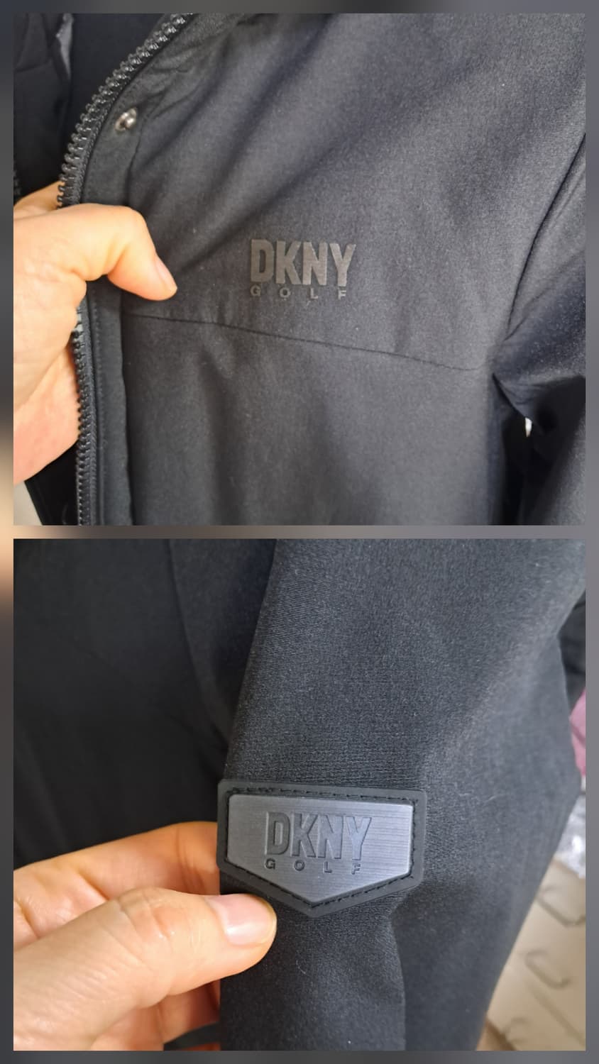(거의새제품)DKNY 골프 여성점퍼 자켓 후드집업 M 상품이미지9