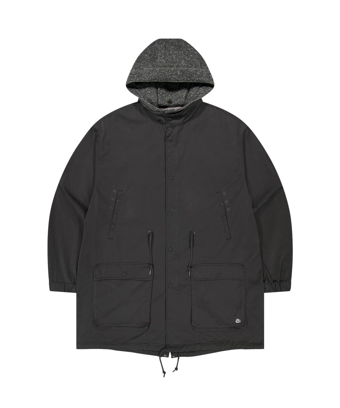 코이세이오 야상 워시드 밀리터리 자켓 머드 차콜 상품이미지1