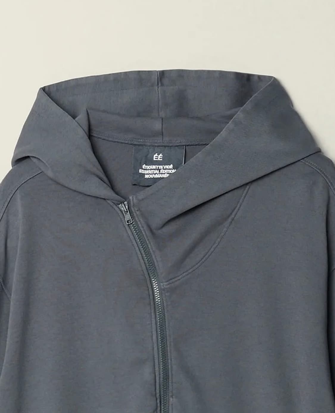 EE CURVED HOODED SWEAT ZIP JACKET 상품이미지3