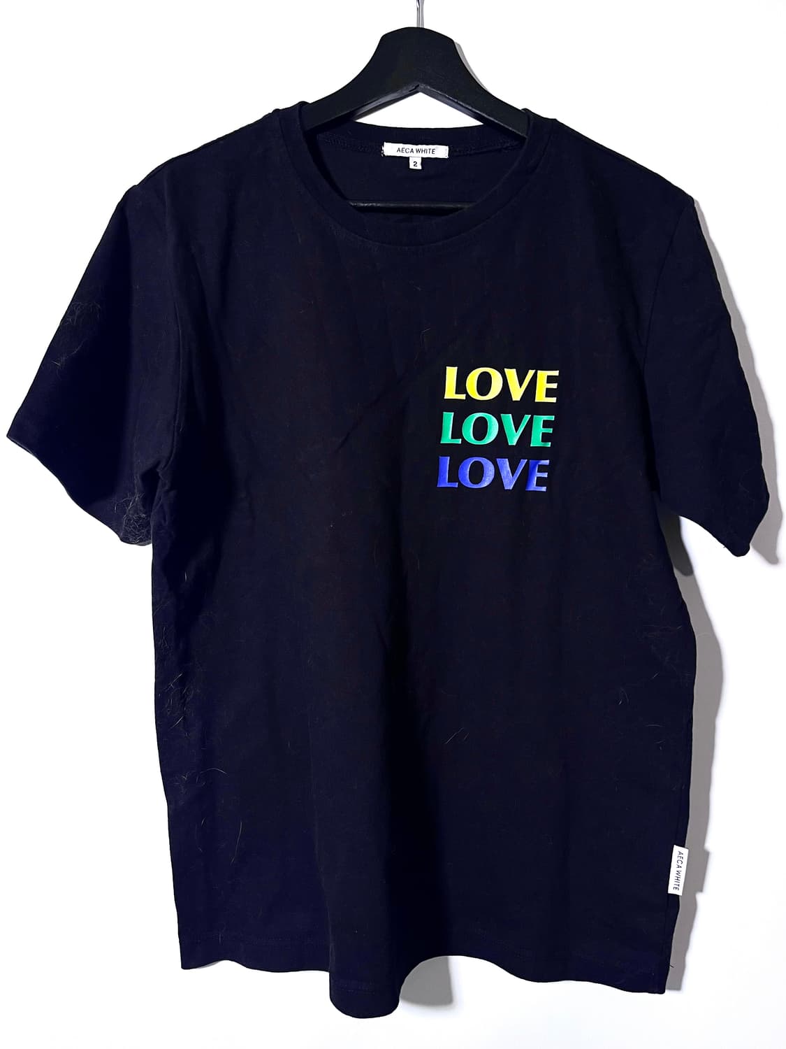 AECA WHITE LOVE 티셔츠 상품이미지1