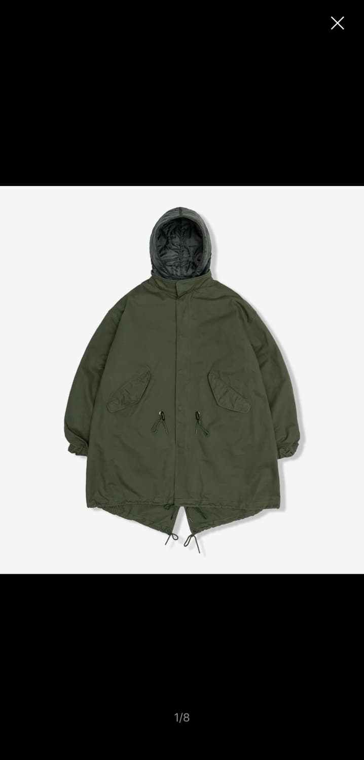 아웃스탠딩 피쉬테일 파카 올리브 상품이미지2