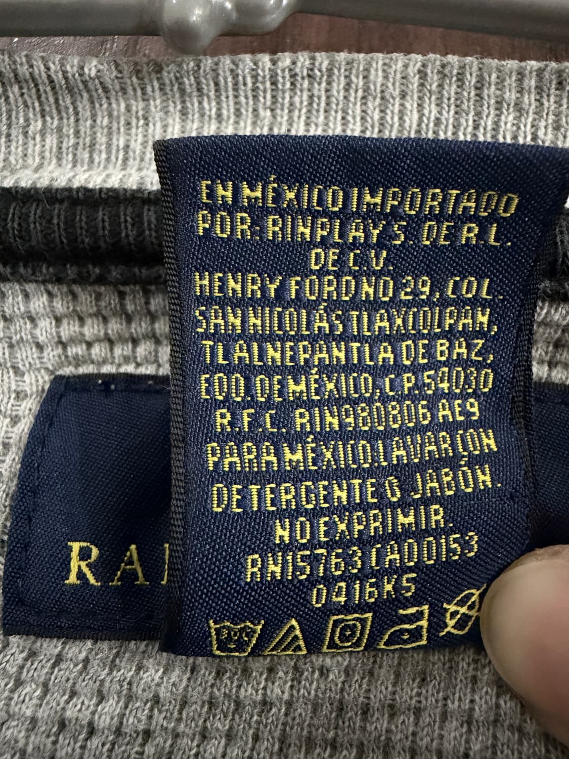 폴로 랄프로렌 와플티 상품이미지5