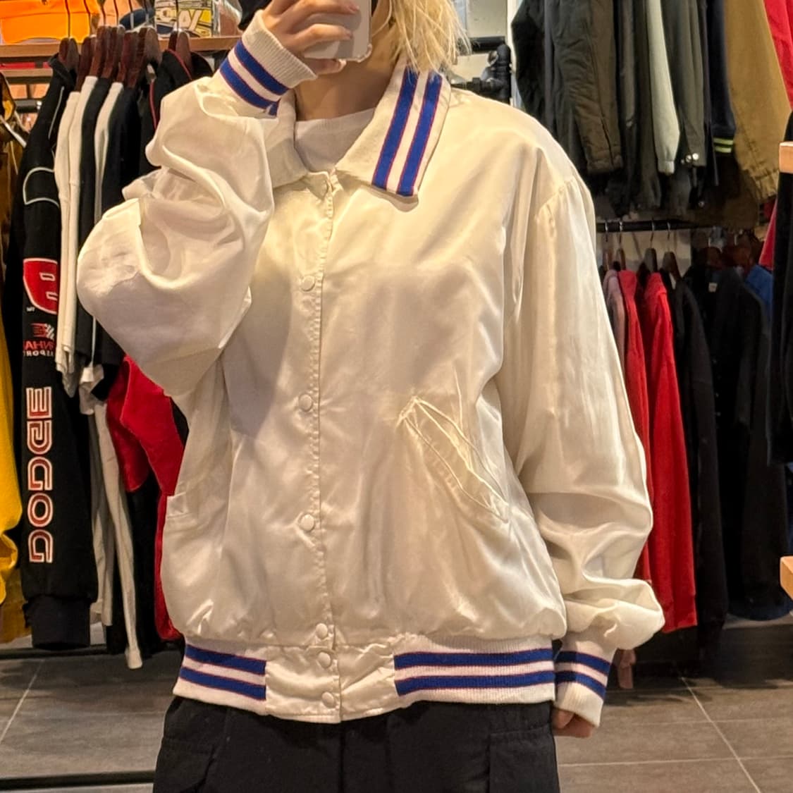 [NO.9]VTG 새틴 바시티 자켓 상품이미지4