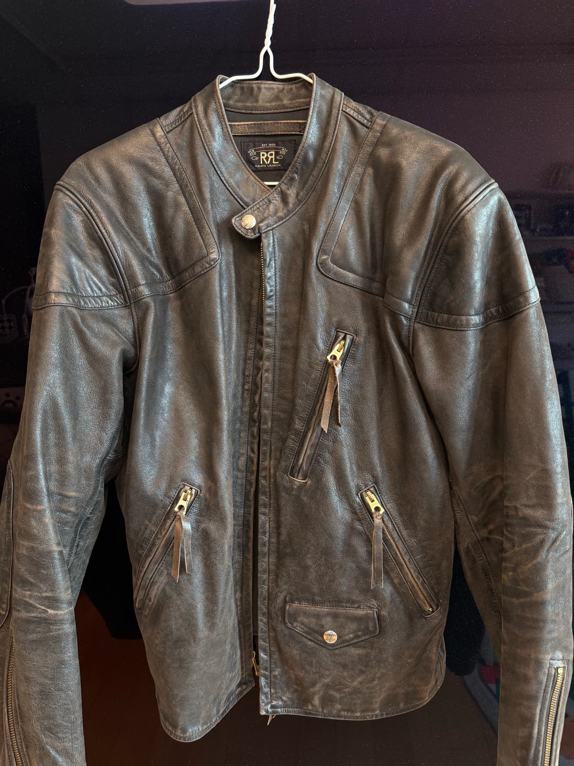 RRL 모토자켓 레더 M사이즈 상품이미지1