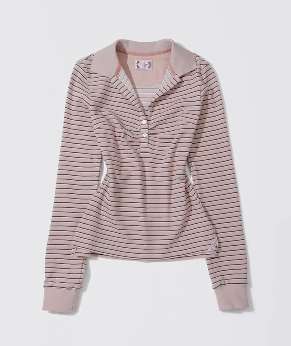 스컬프터 Shirring Tennis Shirt Pink 상품이미지4