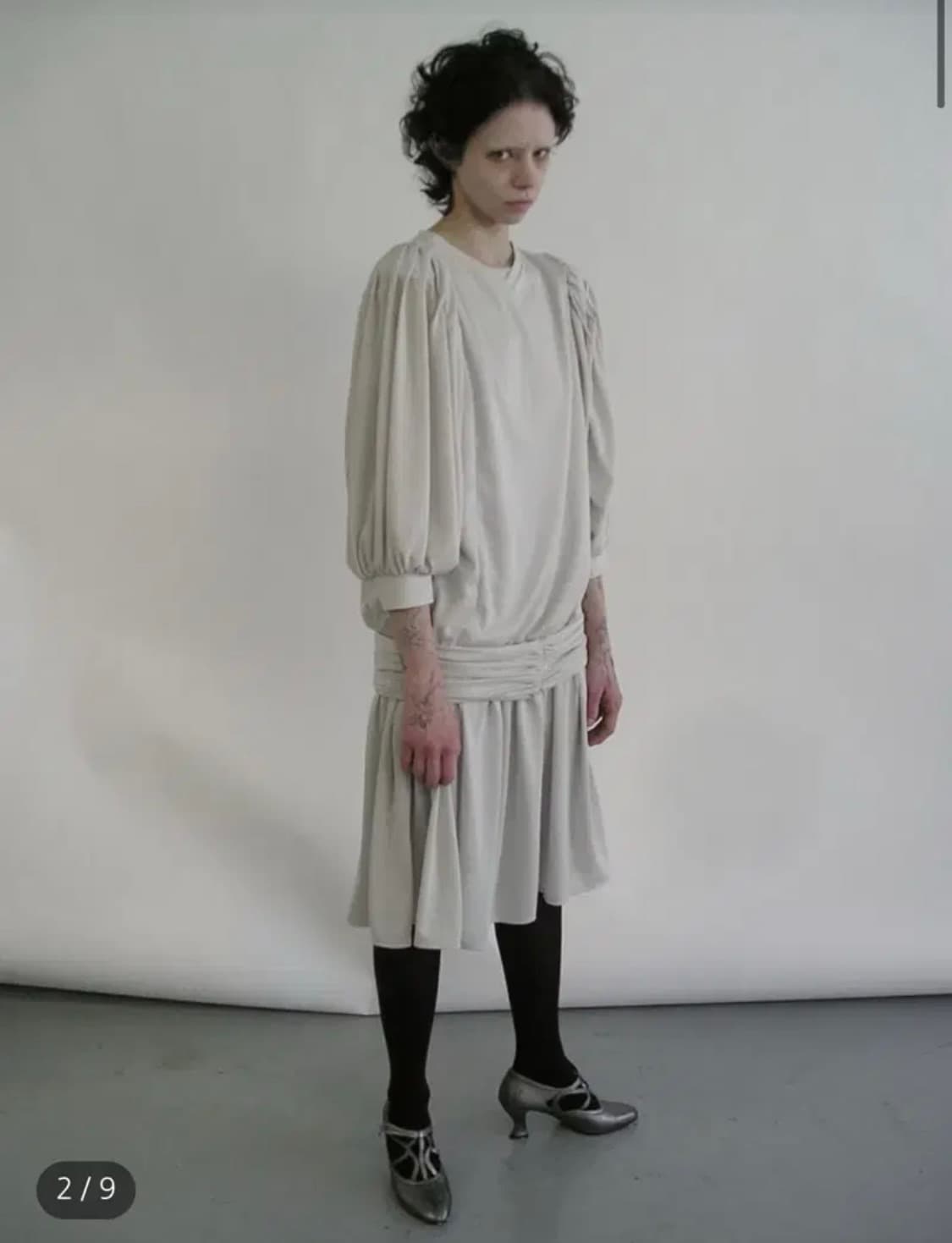 에옹쓰 아르누보 드레스 세이지 상품이미지1