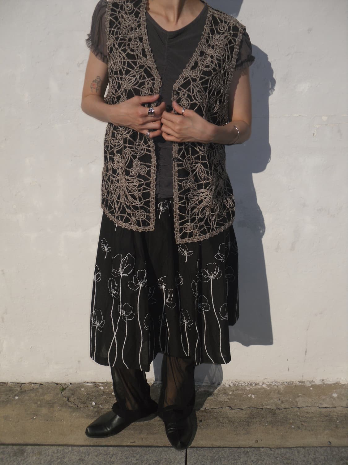 Flower half skirt 상품이미지2