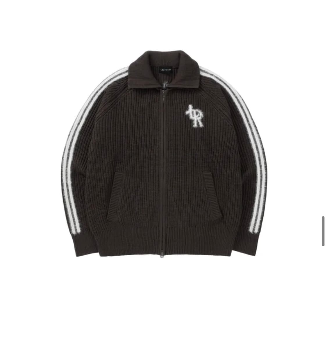 (M) 레더리 레글런 트랙 니트 집업 [BROWN] 판매 상품이미지6