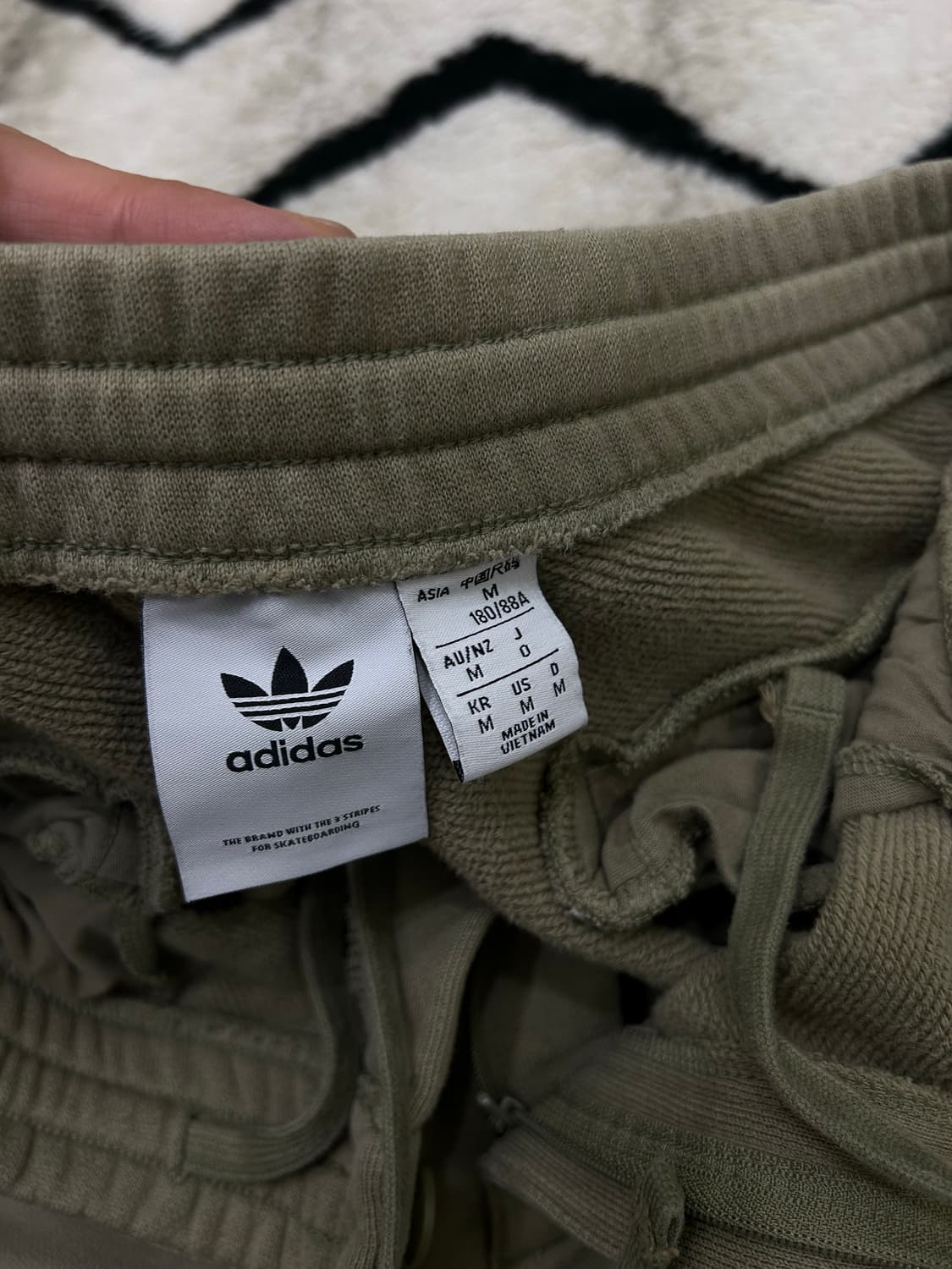 [M]아디다스 헤비웨이트 카고 트레이닝 팬츠/옅은카키 상품이미지6