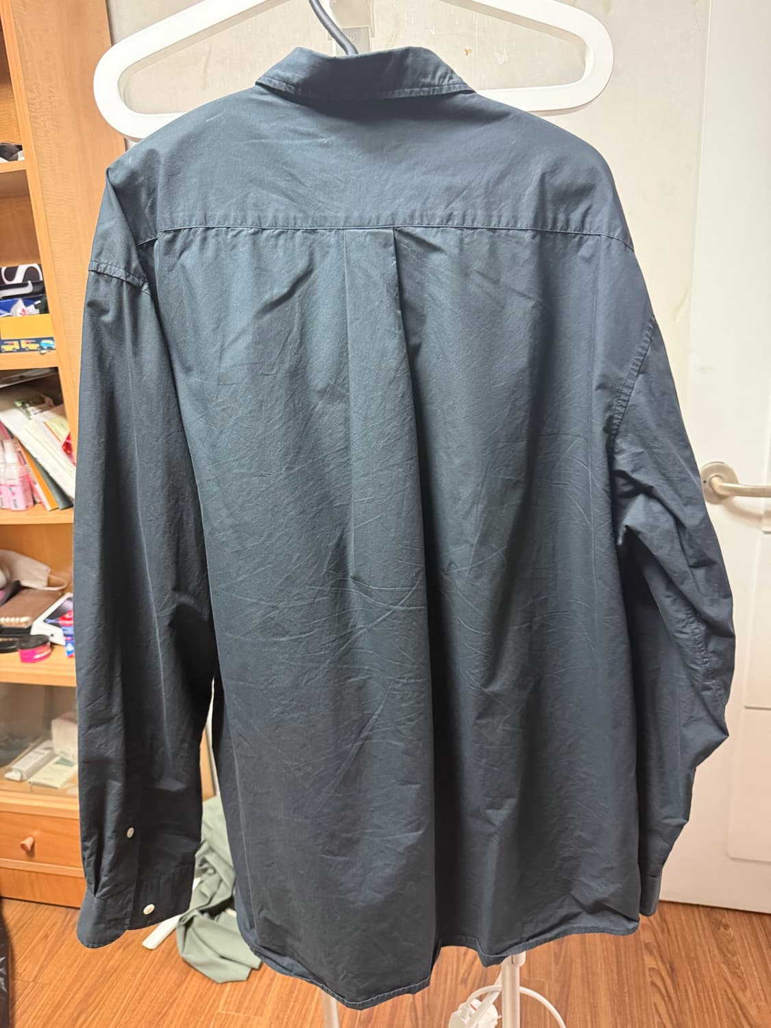 토마스모어 페이퍼 셔츠 블랙 XL 상품이미지2
