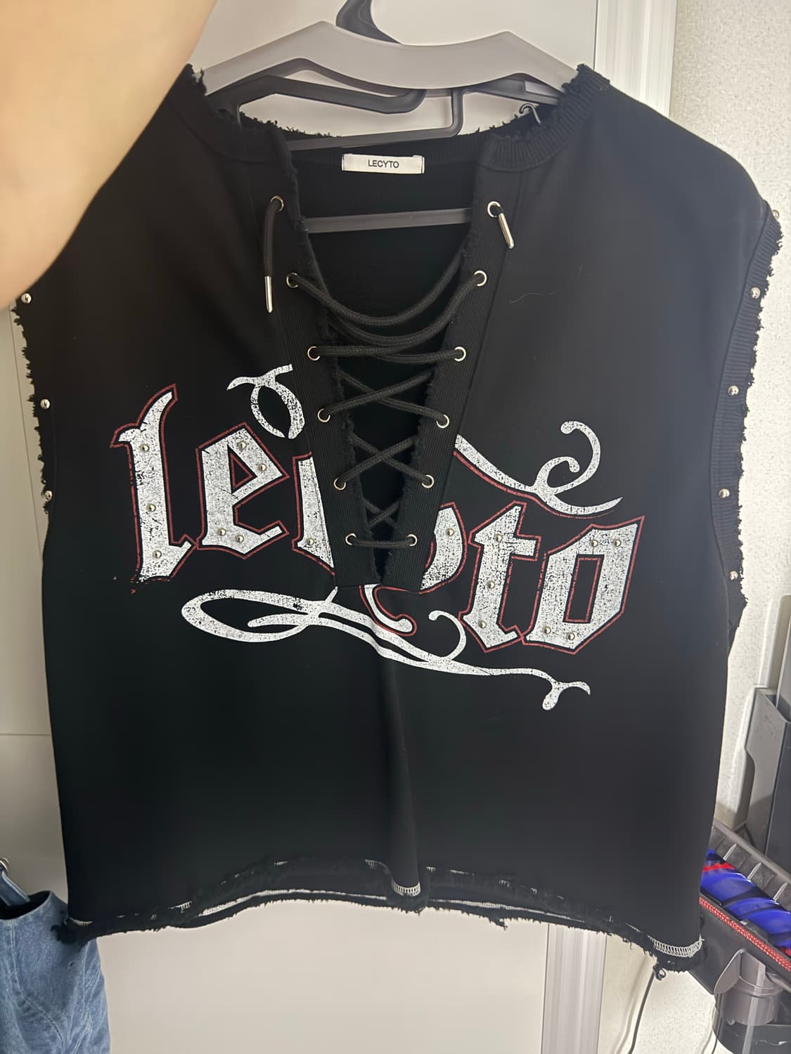 Lecyto Destroyed Stud Hockey Vest 상품이미지3