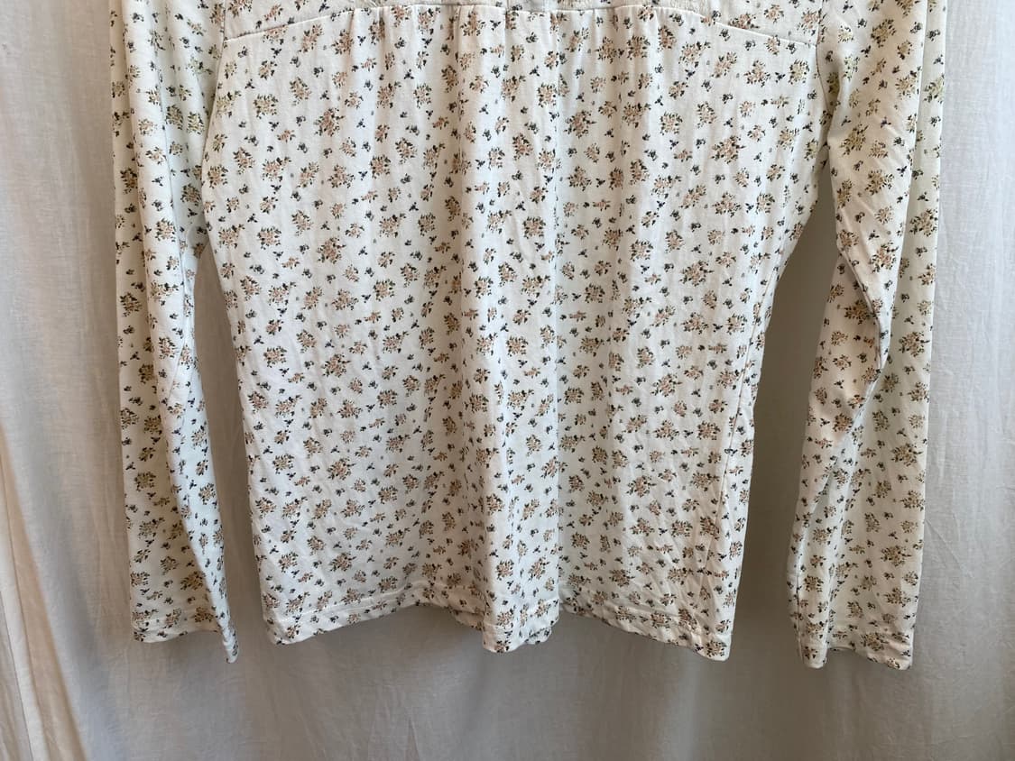 플라워패턴 하이넥탑(L) 상품이미지5