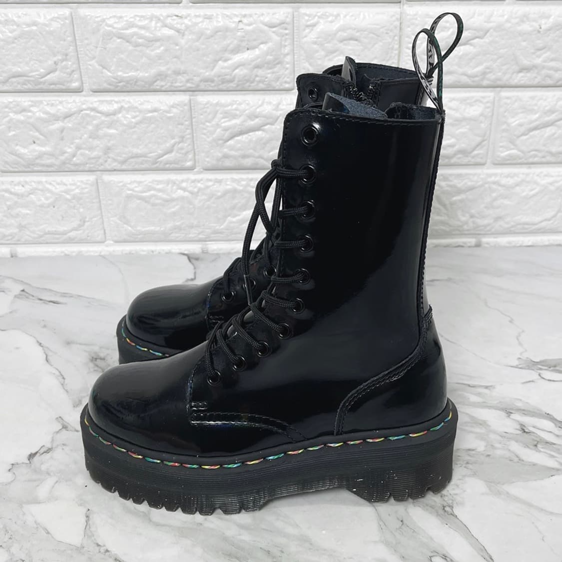 닥터마틴 제이든 하이 레인보우 블랙 230 UK4 상품이미지3