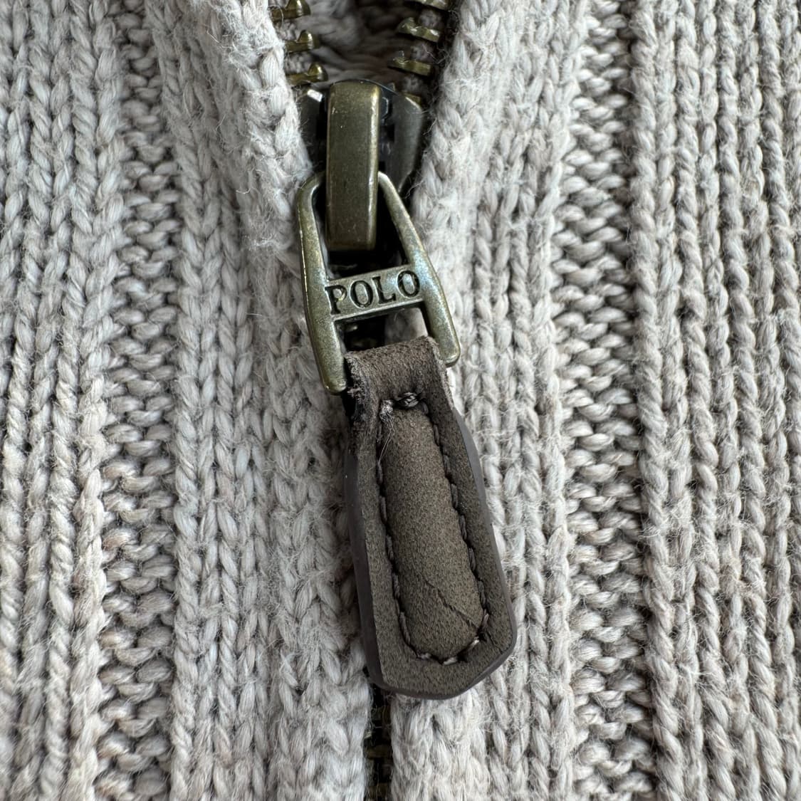 폴로 반집업 니트  상품이미지4