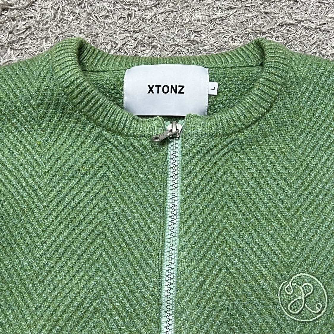 [100] Xtonz 니트집업 상품이미지3