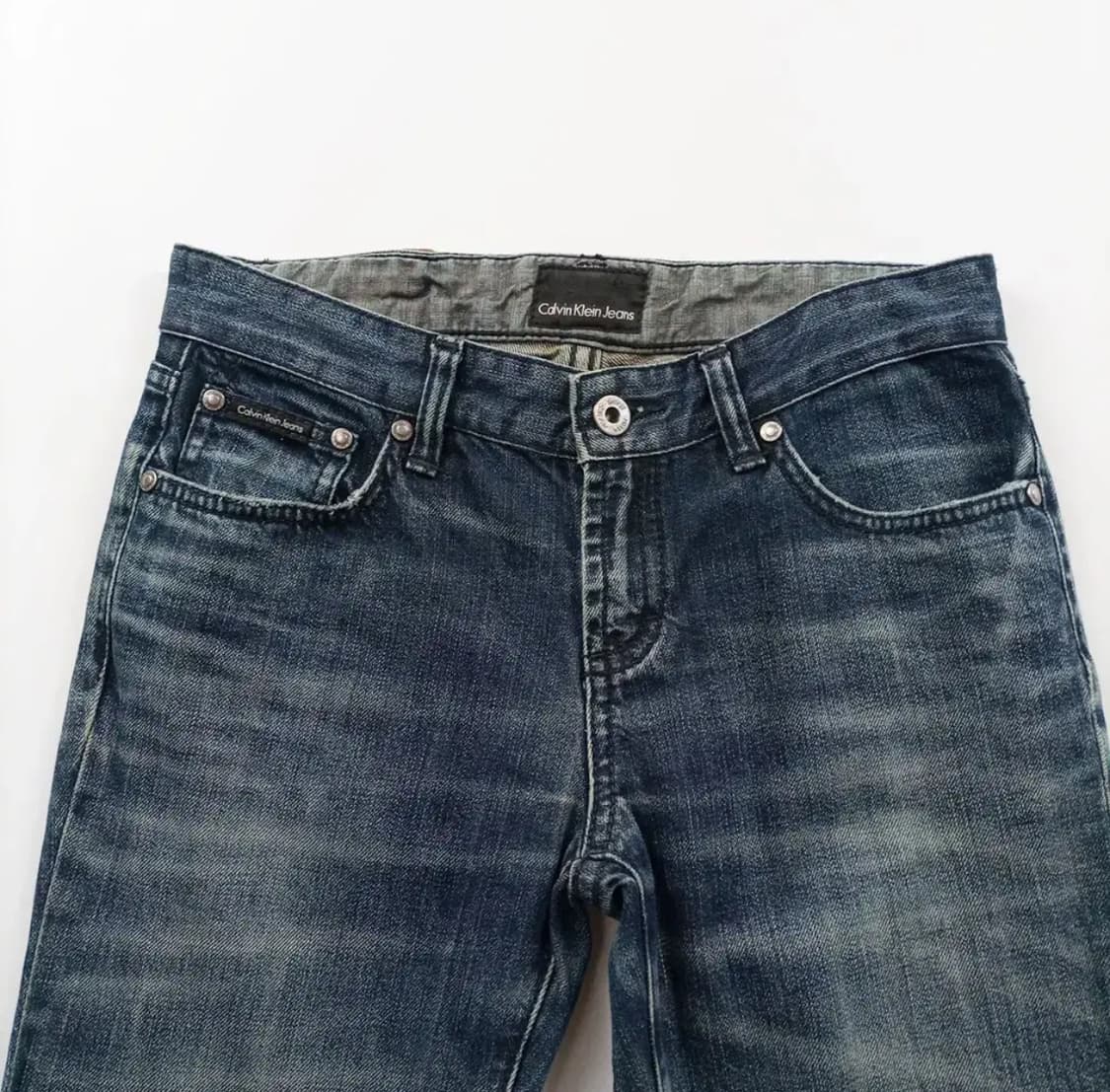 캘빈클라인 빈티지 워싱 부츠컷 데님 청바지 상품이미지5