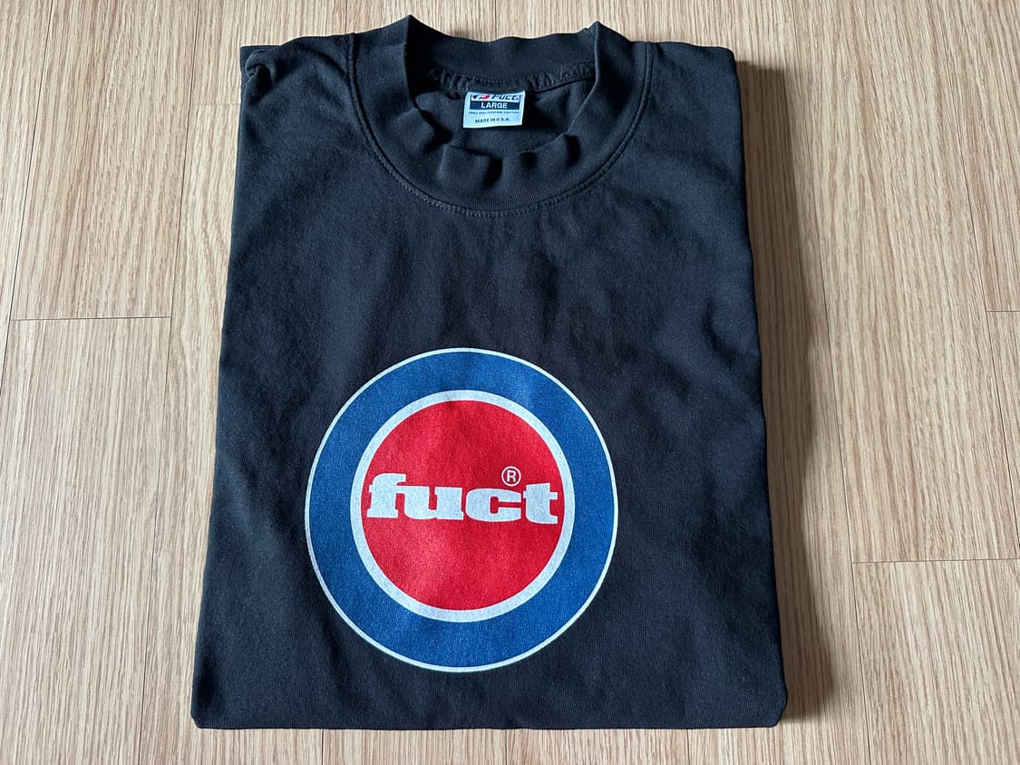 Fuct 퍽트 써클 로고 블랙 L 상품이미지1