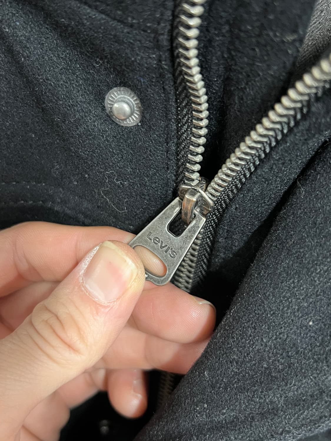 Levis 리바이스 카모플라쥬 울 블렌드 후드 자켓 상품이미지4