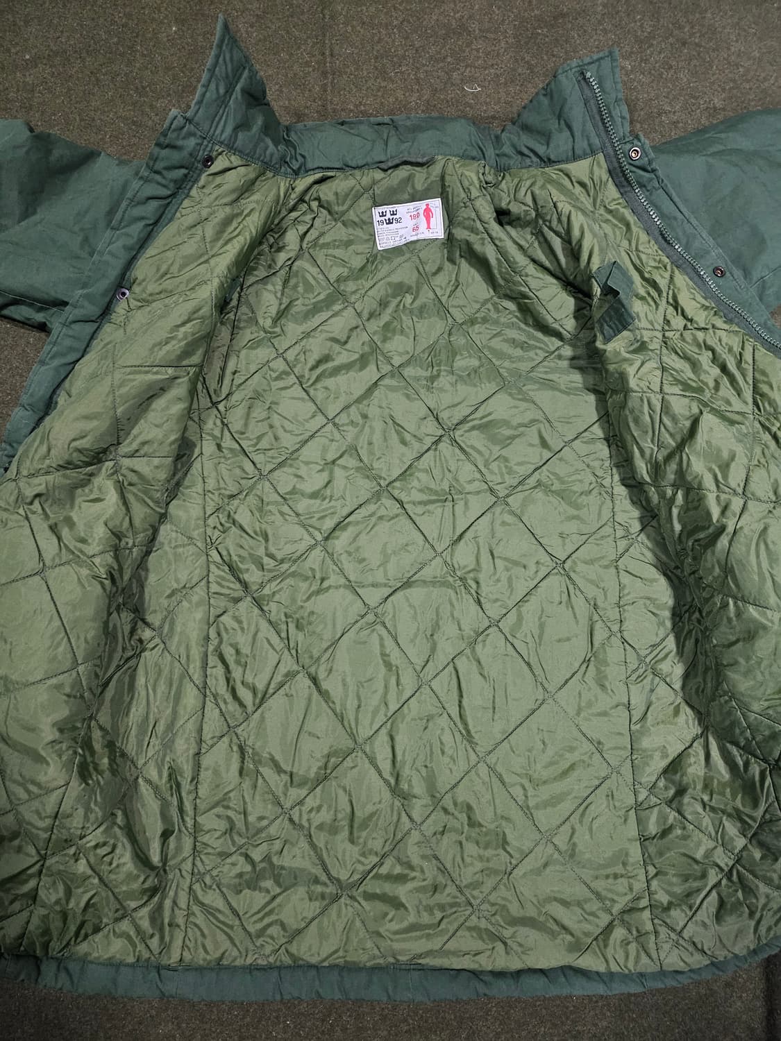 90s 오리지날 스웨덴군 m90 조인성파카 신품 상품이미지3