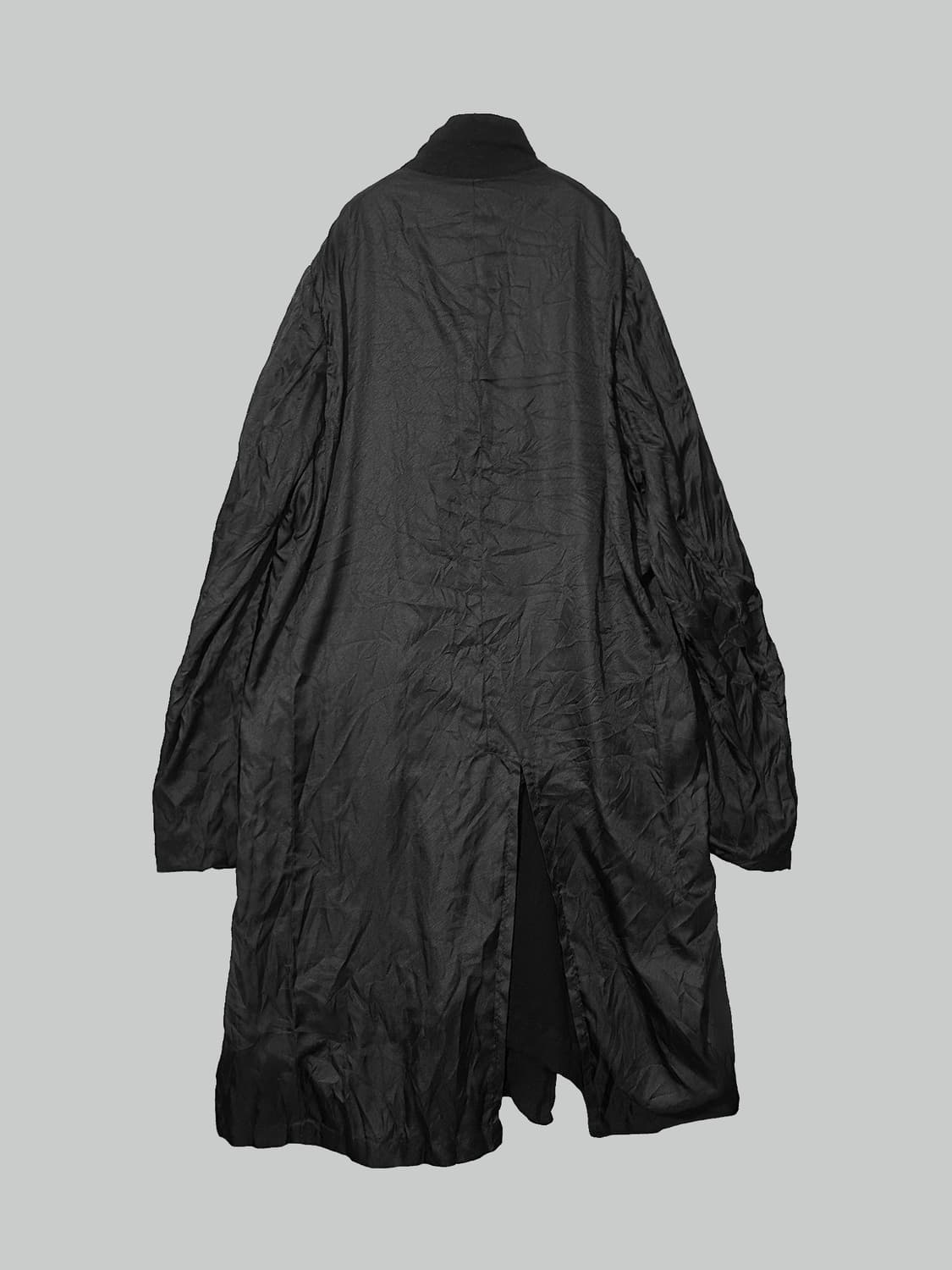 꼼데가르송 옴므 플러스 사선 축융 울 롱코트 상품이미지4