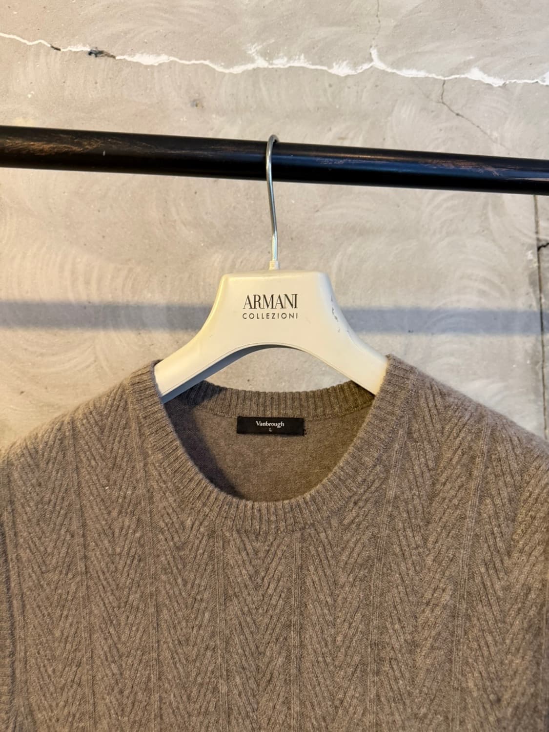 밴브루 캐시미어 니트 베스트 100 상품이미지3