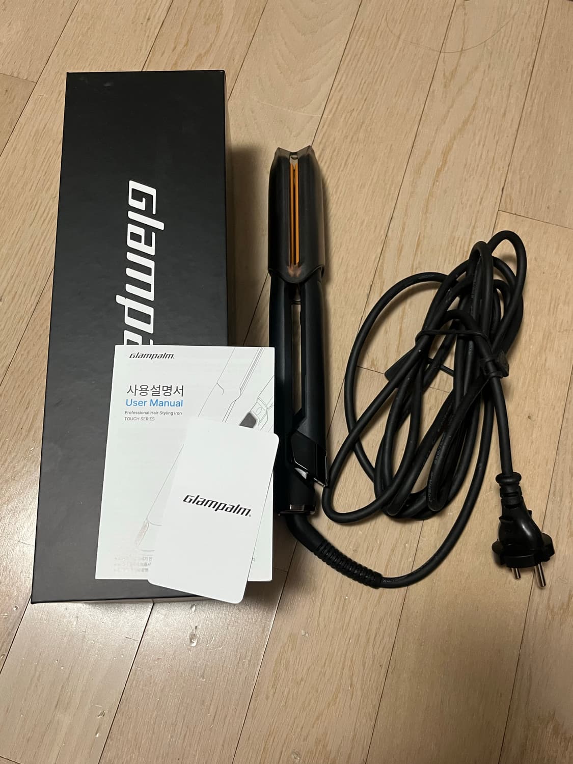 새상품급 글램팜 201t 고데기 풀박스 상품이미지1