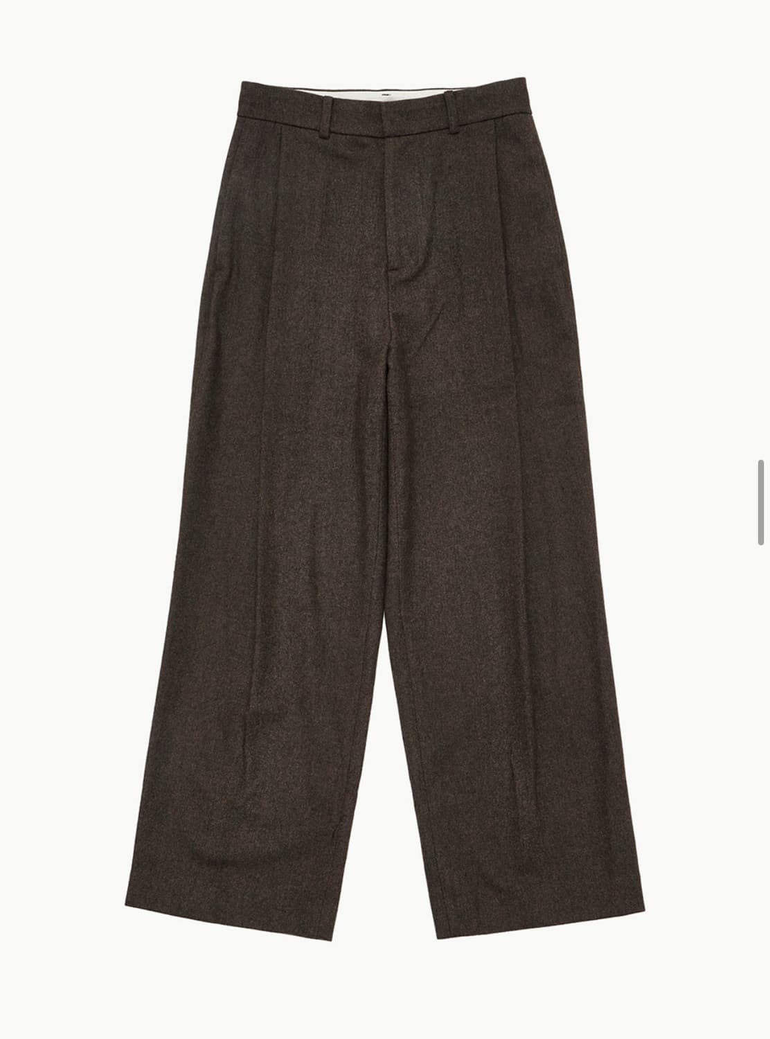 아모멘토 울 마틴 팬츠 브라운 M사이즈 판매 상품이미지1