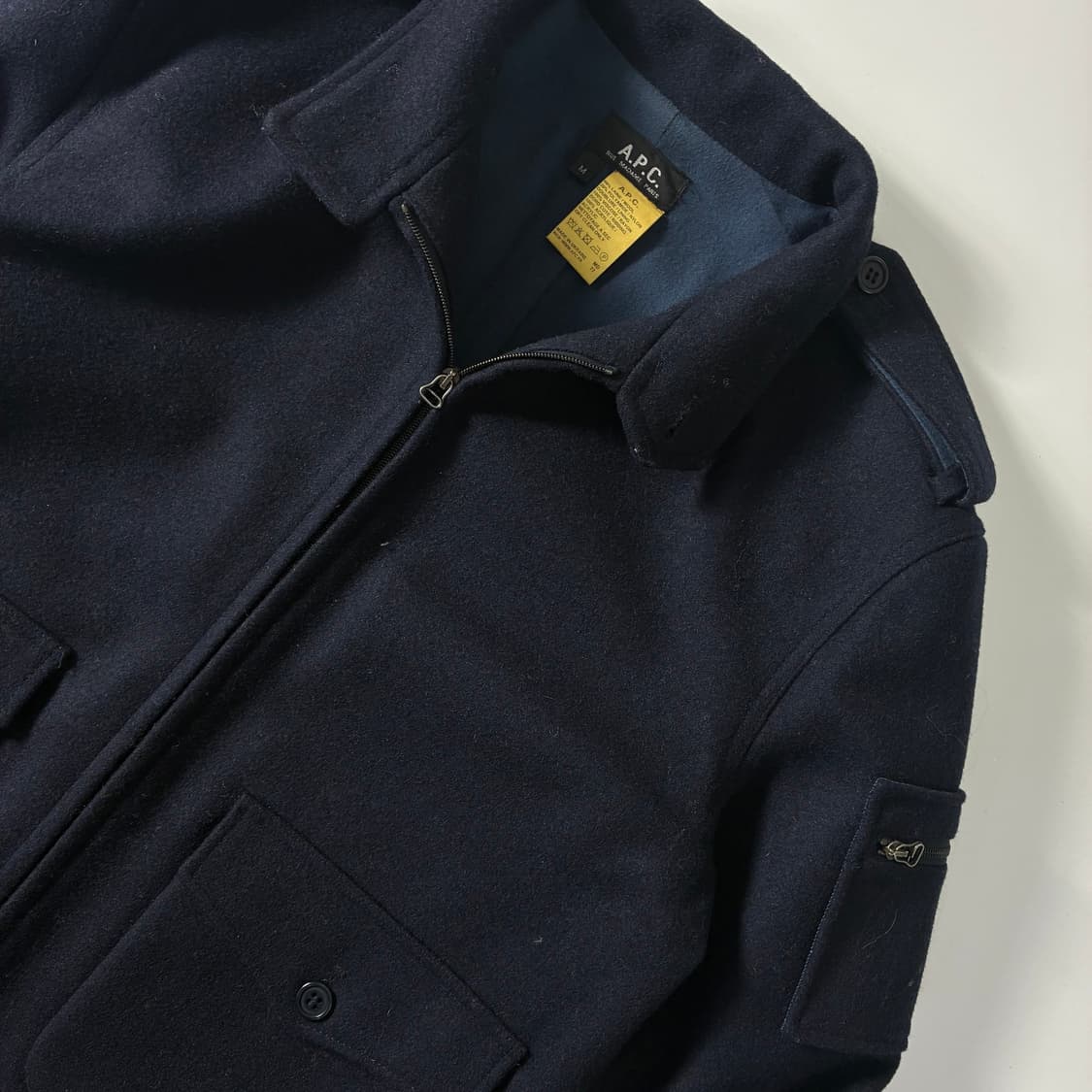 A.P.C 아페쎄 네이비 루이스W 울 자켓 상품이미지3