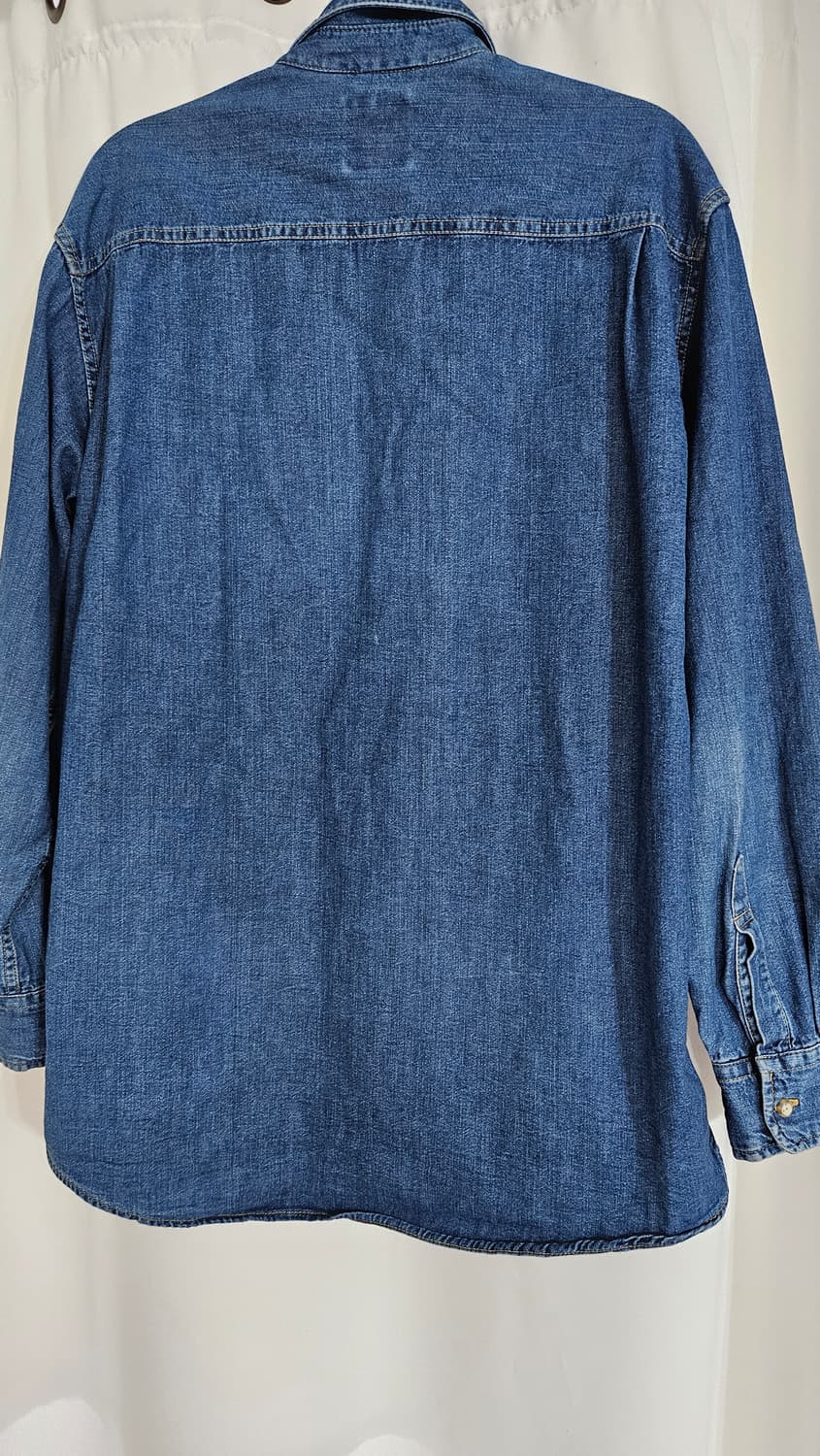 리 샴브레이 셔츠 L 상품이미지2