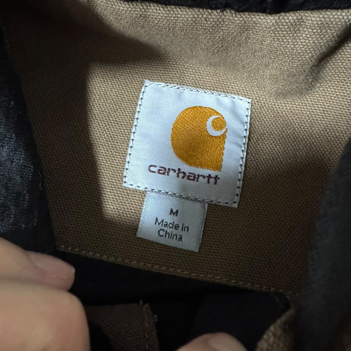 칼하트 빈티지 브라운 코튼 자켓 상품이미지5