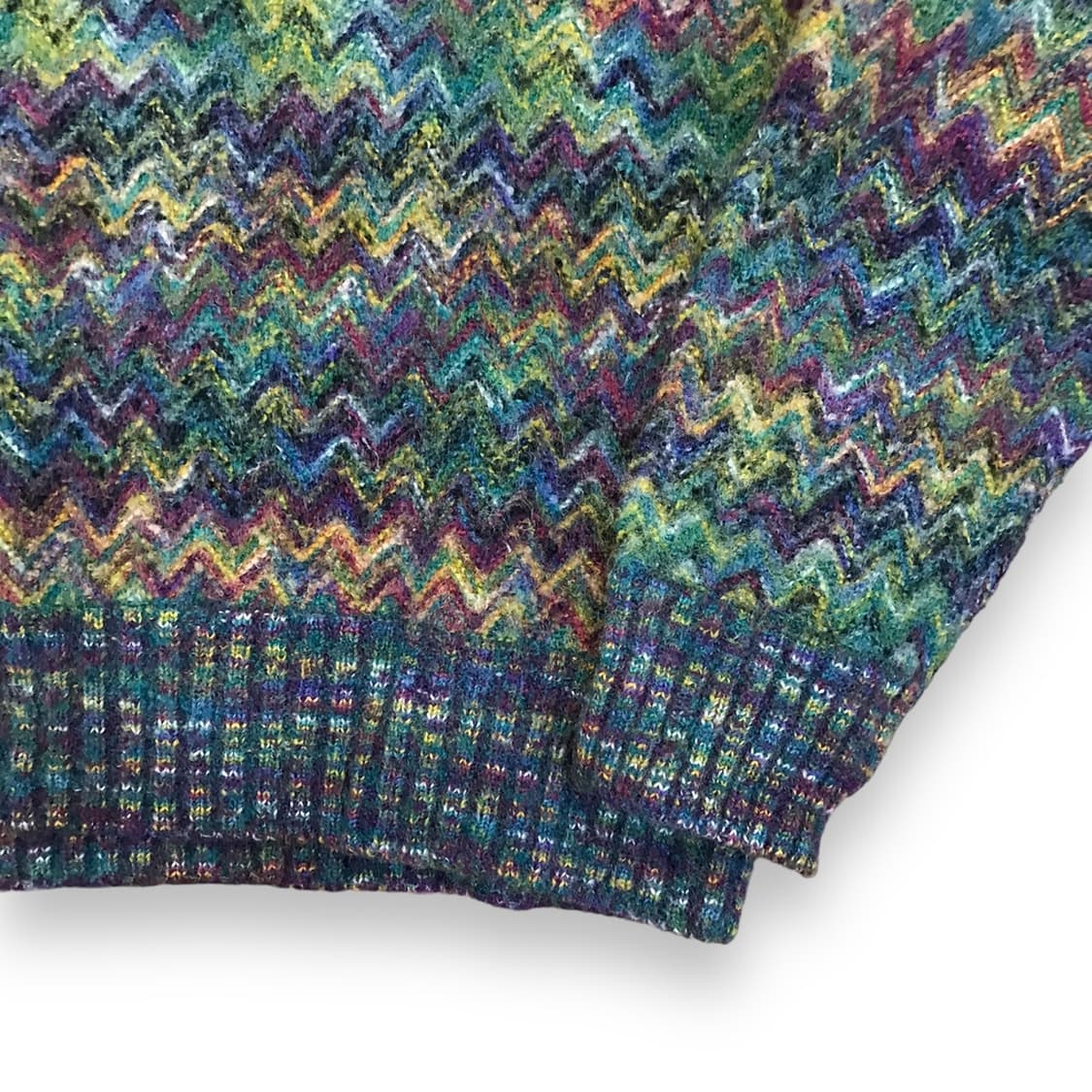 미쏘니 크롭 카라니트 상품이미지3