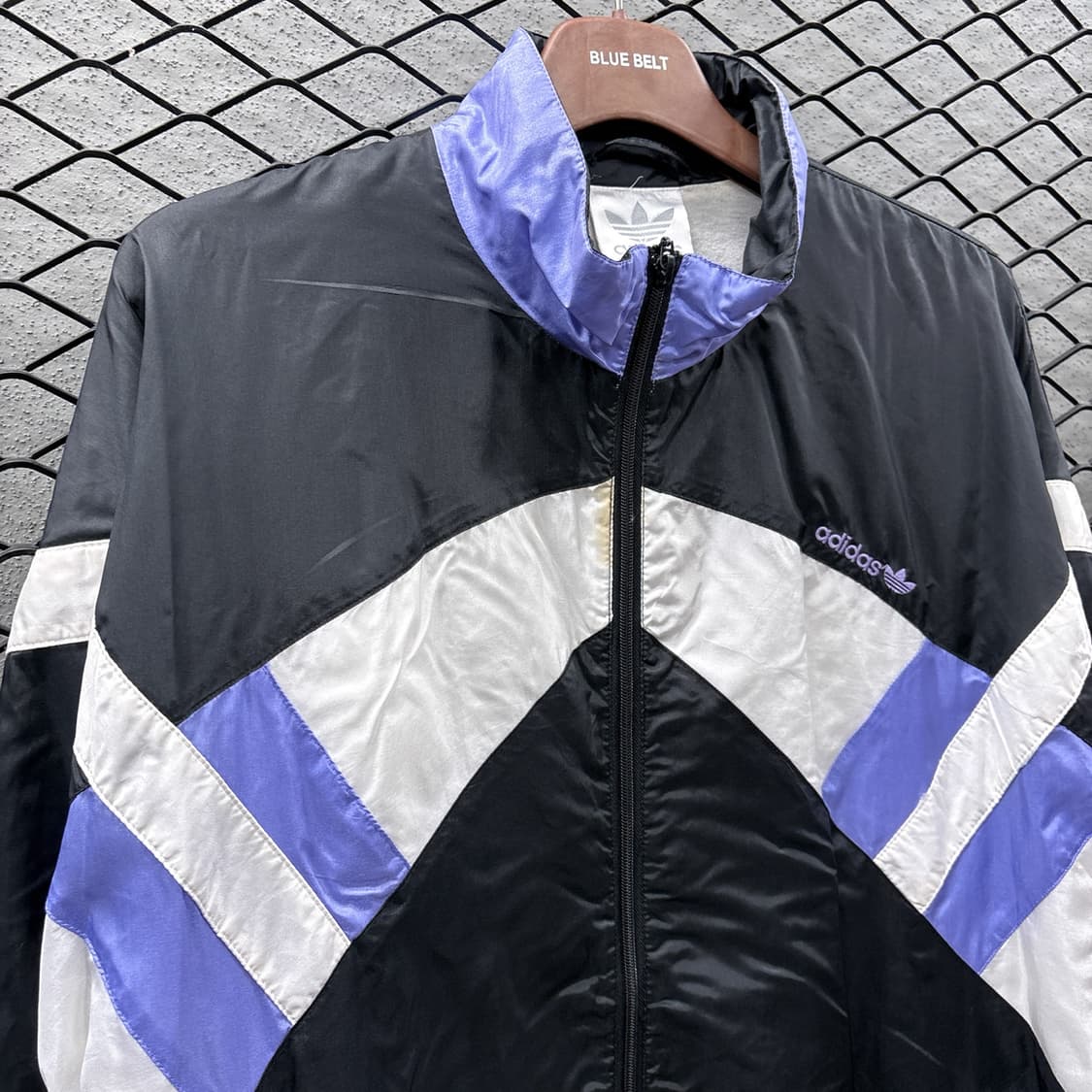 아디다스 밀리터리 윈드브레이커 독일군 커스텀 디테일 퍼플 상품이미지4