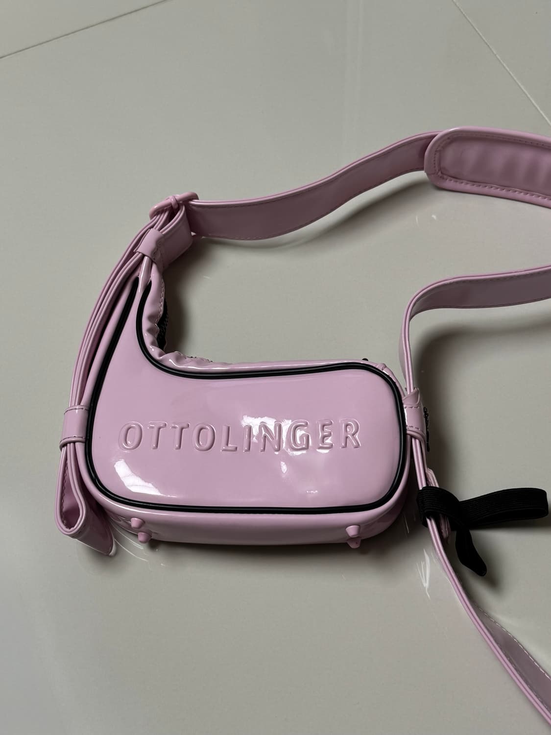 푸마 x 오토링거 레이서백 미니 핑크 레더 콜라보 가방 퓨마 puma 상품이미지2