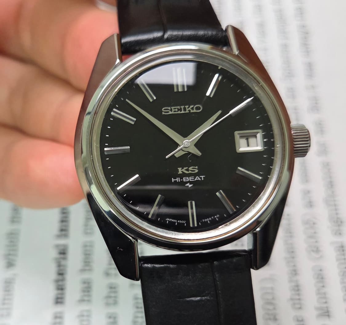 빈티지 킹세이코 45KS 와이드보이 수동메커니컬 금배꼽 ver.  상품이미지1