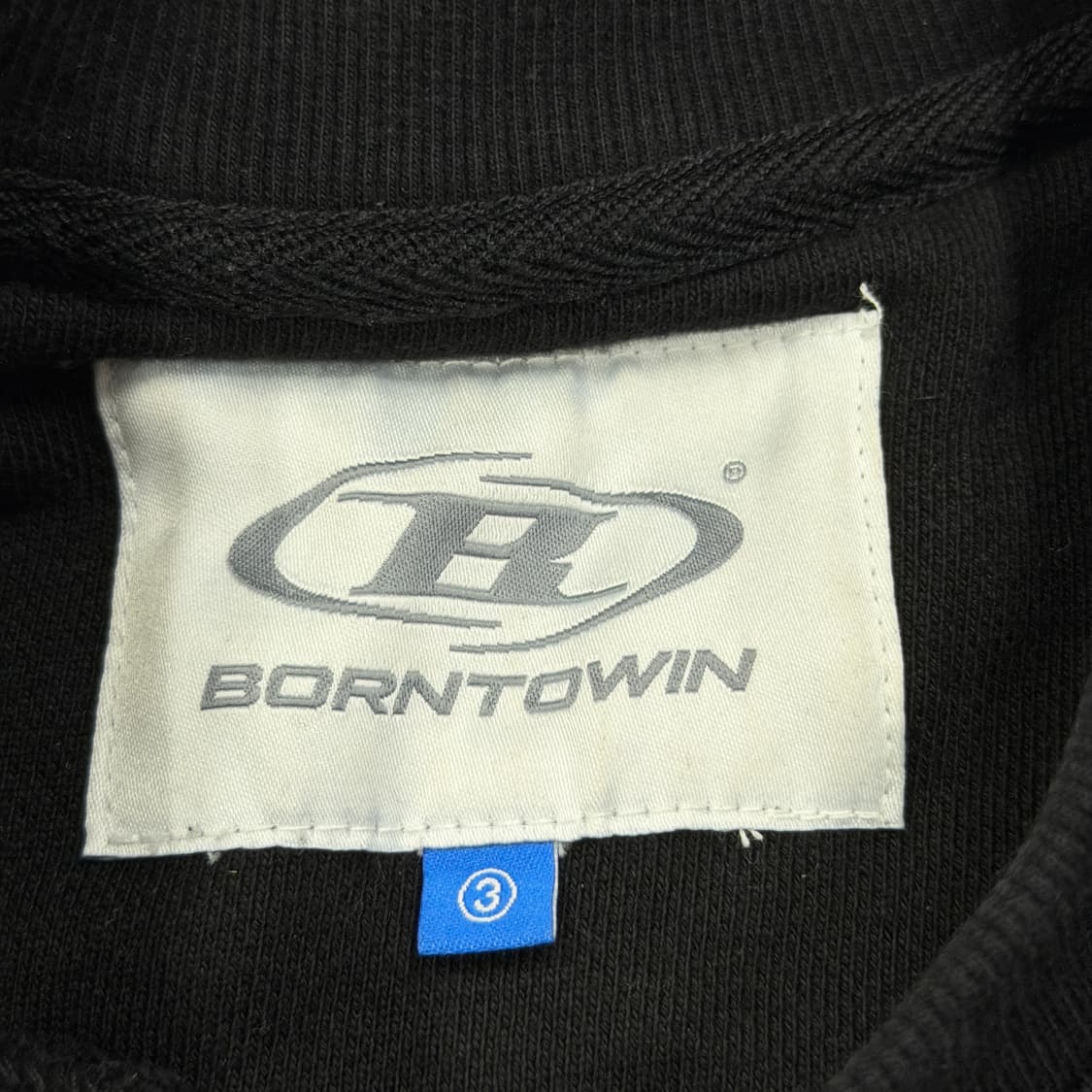 본투윈 짐 맨투맨 블랙 3사이즈 상품이미지4