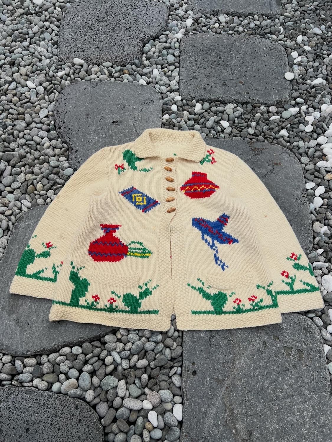 1950s MEXICAN NOVELTY COWICHAN 빈티지코위찬가디건 상품이미지2