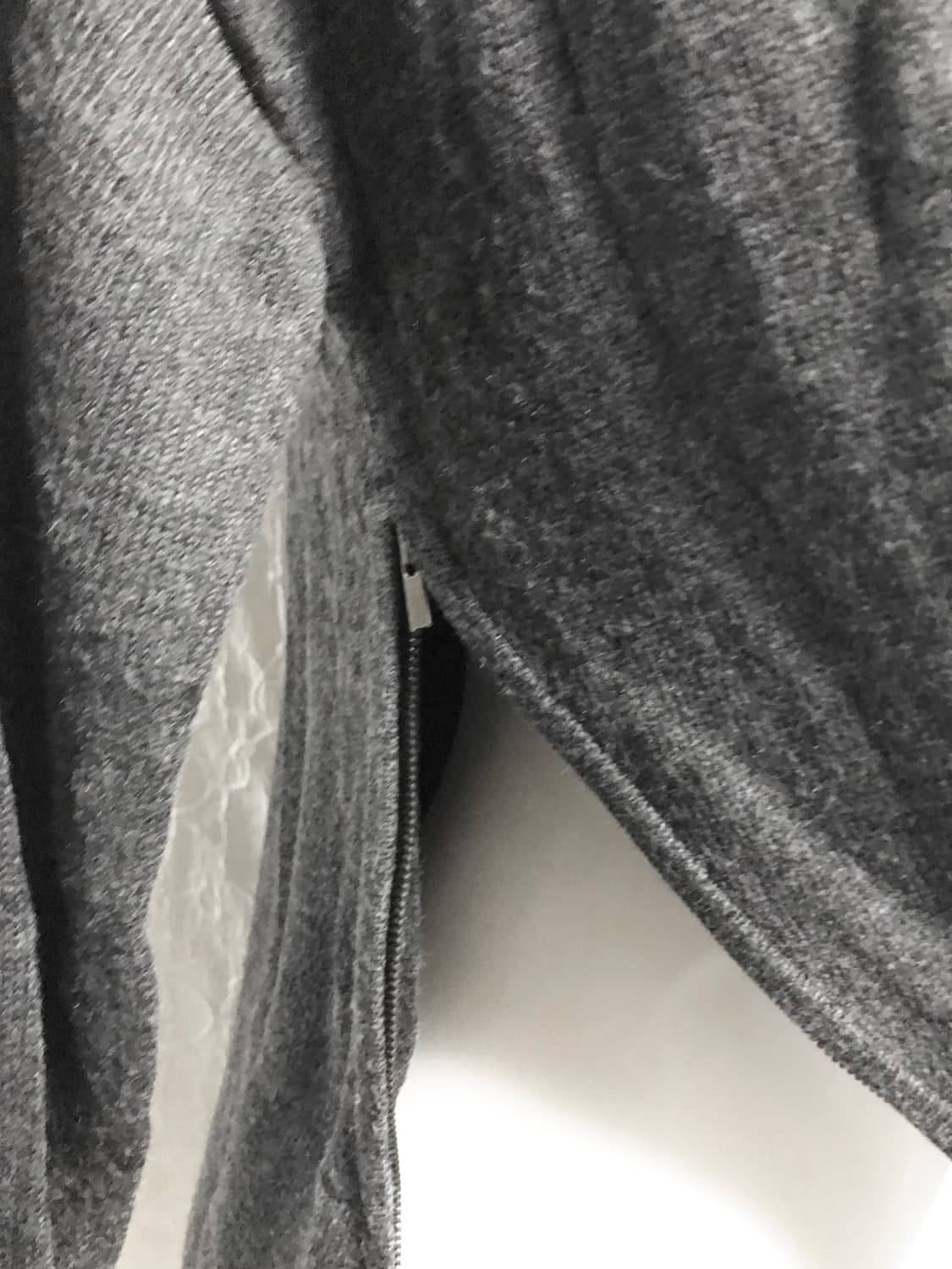 빈티지 아카이브 지퍼 디테일 니트 숄 가디건 상품이미지5