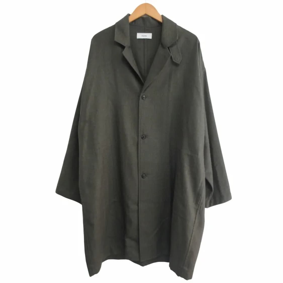 마카웨어 울 소프트 서지 셔츠 코트 상품이미지3