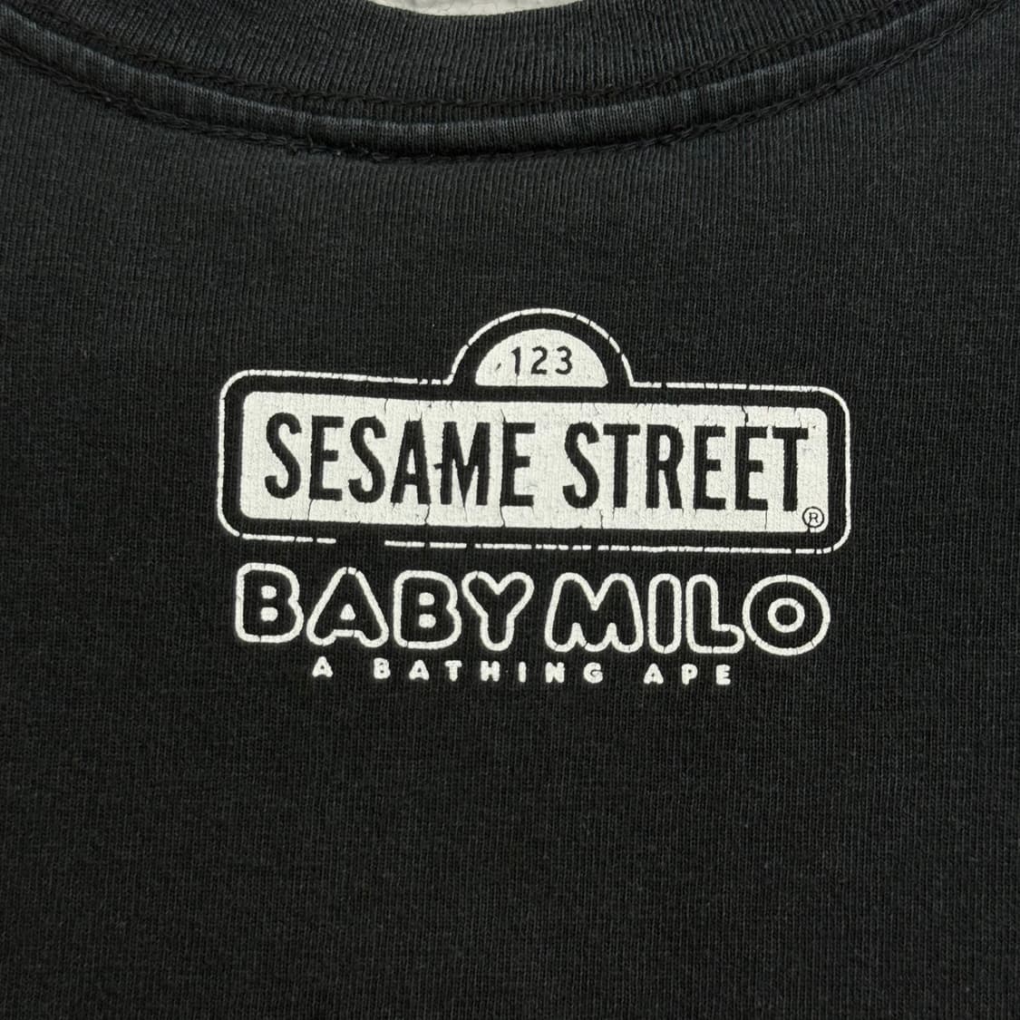 BAPE X SESAME STREET 베이프 프린팅 반팔 티셔츠 상품이미지10