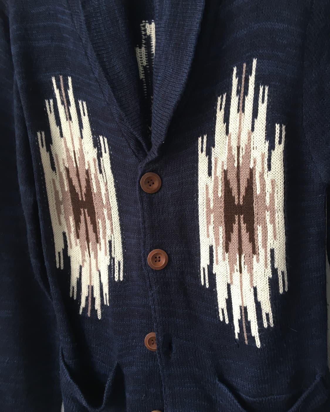 Navaho pattern knit cardigan 상품이미지4