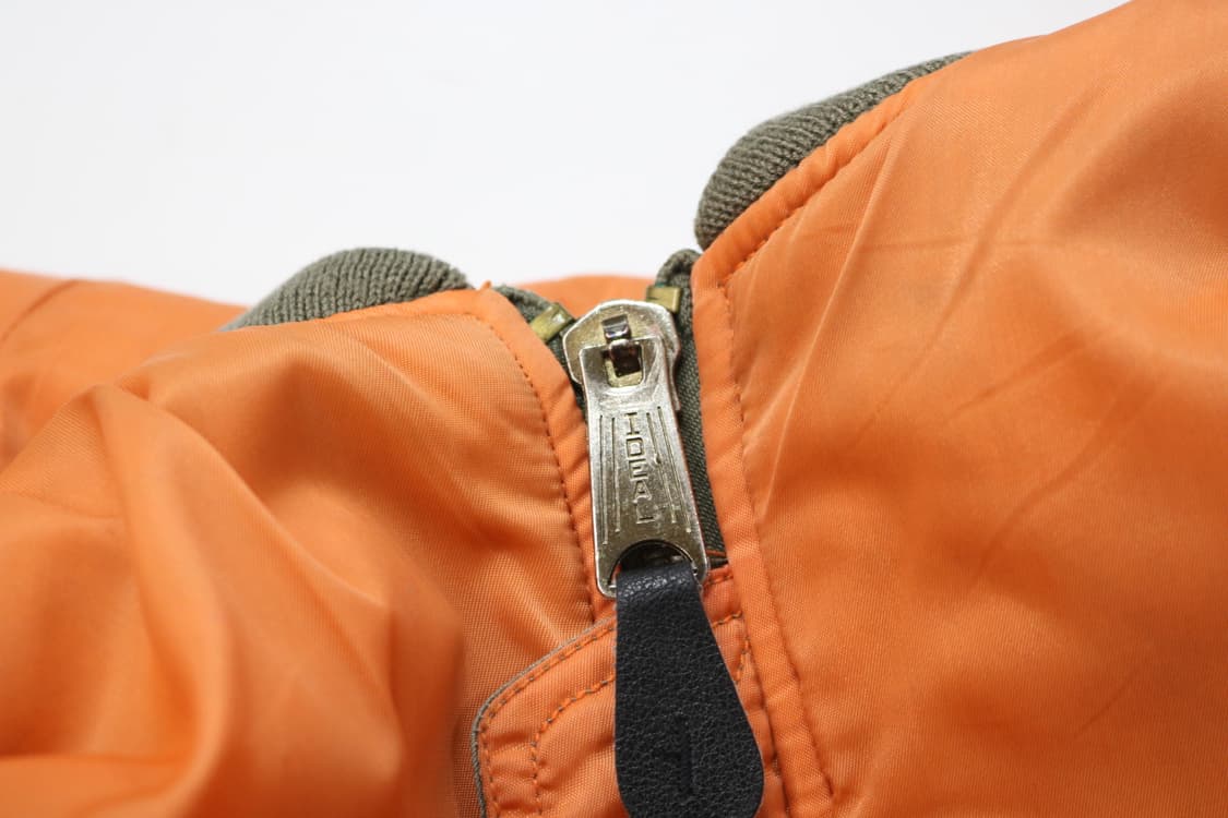 빈티지 미공군 MA-1 리버시블 플라이트 항공 점퍼 L 상품이미지9