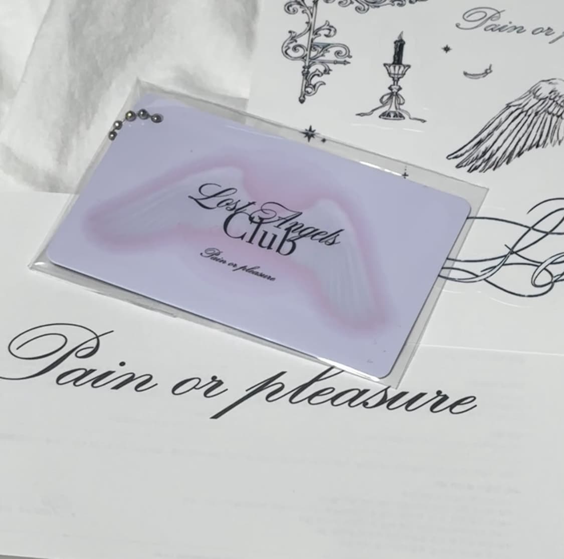 페인오어플레져 L.A.C 카드키링 + 스티커 상품이미지4