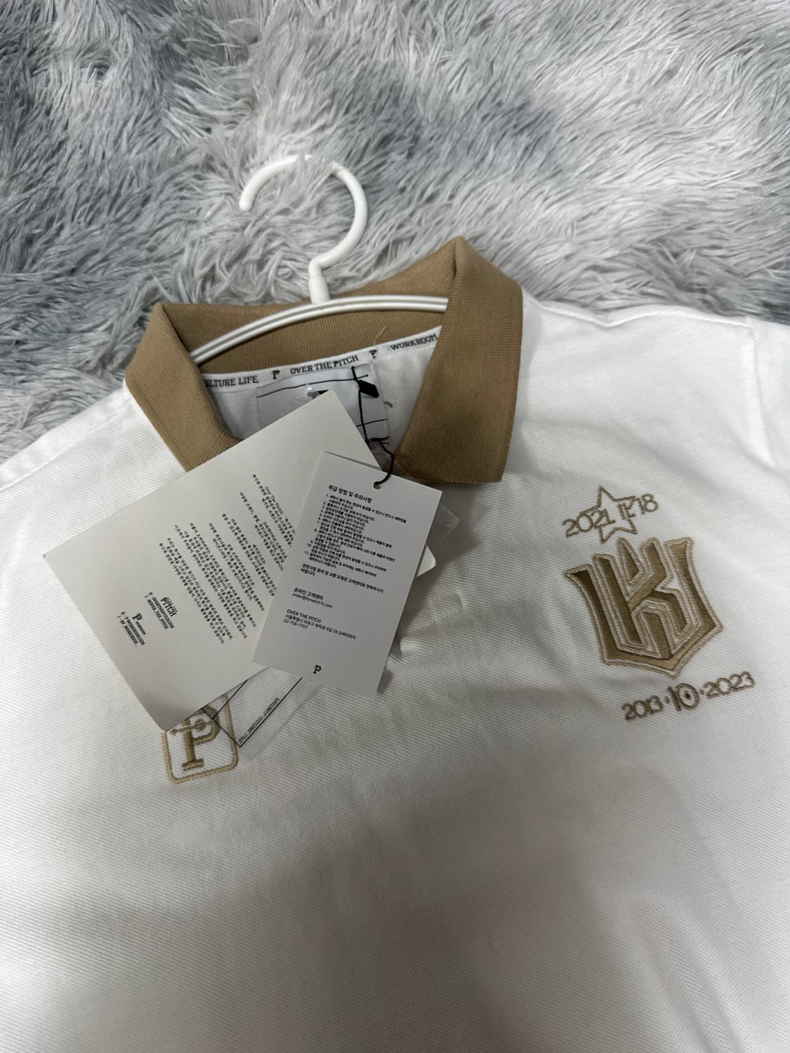 KT위즈 10주년 오버더피치 반팔카라티 S사이즈 상품이미지5