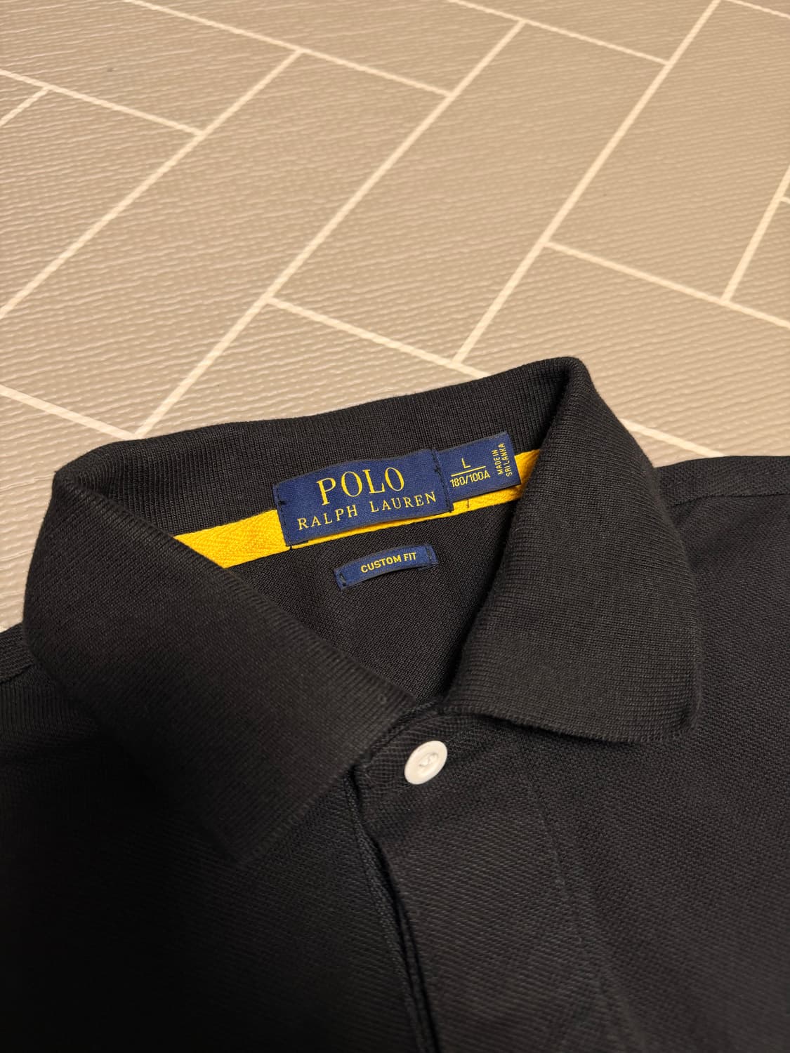 폴로 빅포니 긴팔 럭비티 블랙 상품이미지5